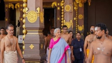 World News | Union Finance Minister Nirmala Sitharaman Visits Nallur Kandaswamy Temple in Jaffna