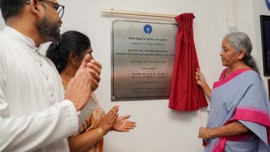 World News | Nirmala Sitharaman Inaugurates SBI Branch in Sri Lanka's Jaffna