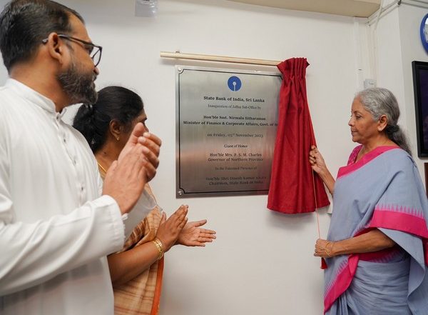 World News | Nirmala Sitharaman Inaugurates SBI Branch in Sri Lanka's Jaffna