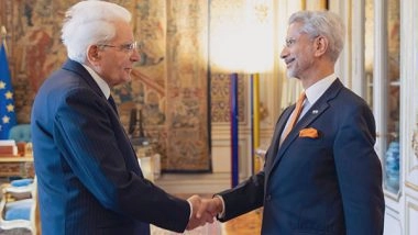 World News | Jaishankar Calls on Italian President Mattarella, Discusses Strengthening Strategic Partnership