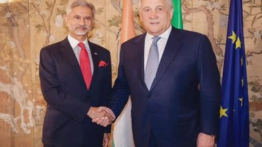 World News | EAM Jaishankar, Italian Counterpart Tajani Sign 2 Agreements to Boost Youth Mobility