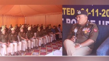India News | J-K: IGP Jammu Reviews Law and Order in Udhampur