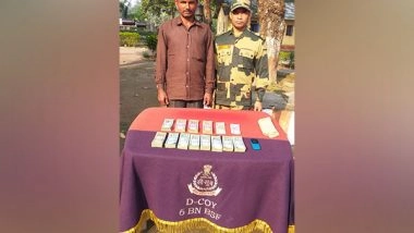 India News | BSF Apprehends Indian National from Indo-Bangla Border with Huge Bangladeshi Currency