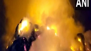 India News | Punjab: Fire Breaks at Stubble Storage House in Firozpur