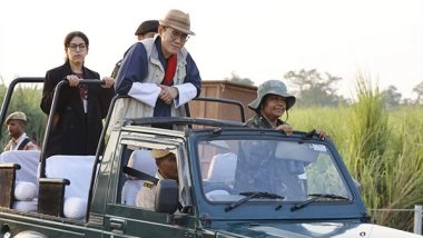 World News | Bhutan's King Explores Kaziranga National Park During Assam Visit