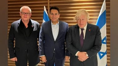 World News | Former Prime Ministers of UK, Australia Arrive in Israel Amid Ongoing Conflict with Hamas