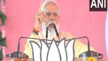 India News | Congress Had Pushed MP into a Big Ditch: PM Modi at Madhya Pradesh's Khandwa