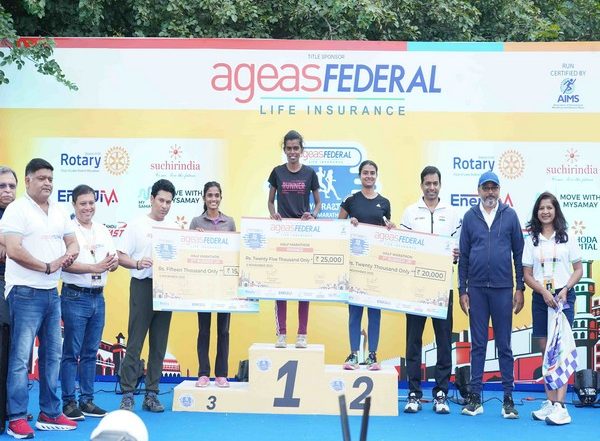 Sports News | Telangana's Ramesh Chandra, Maharashtra's Prajakta Godbole Win Hyderabad Half-Marathon 2023 Titles