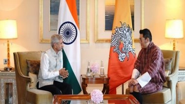 World News | Jaishankar Calls on Bhutanese King, Affirms India's Support for Bhutan's Sustainable Transformation