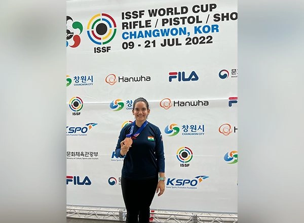 Sports News | Enjoying the Vibe as This Was My First Trip to Goa, Says Shooter Anjum Moudgil After Winning National Games Gold