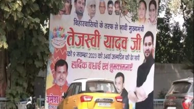 India News | Bihar: Posters Calling Tejashwi Yadav 'future CM' Put Up in Patna