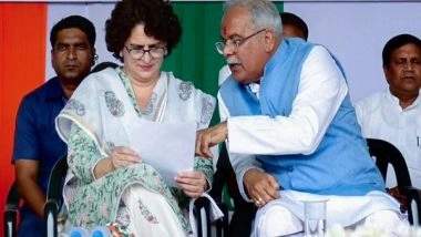 India News | Chhattisgarh Polls: Congress Manifesto Focuses on Caste Census, Farm Loan Waiver; BJP Says It Gave False Assurances