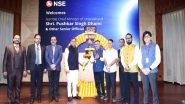 Business News | Dhami Visits NSE, Invites Bourse Officials for Uttarakhand Investors Summit