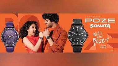 Business News | Sonata Watches Launches Poze: The New Statement in Trendy Timekeeping