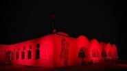 World News | Israel: Kibbutzim Lights Up in Red in Memory of October 7 Victims; Old City Displays Pictures of Hostages