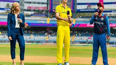 Sports News | CWC 2023: Afghanistan Win Toss, Opt to Bat Against Australia; Smith Not Fit for Contest