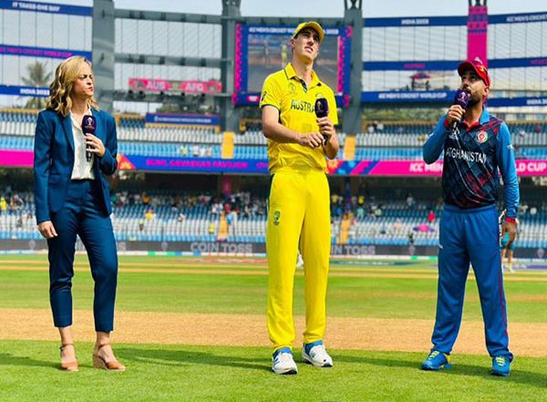 Sports News | CWC 2023: Afghanistan Win Toss, Opt to Bat Against Australia; Smith Not Fit for Contest