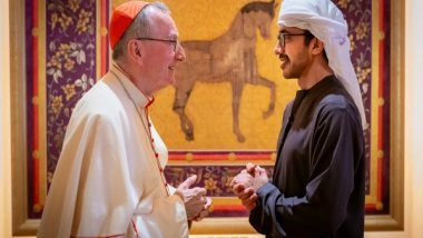 World News | UAE Foreign Minister Abdullah Bin Zayed Meets Vatican Secretary of State in Abu Dhabi