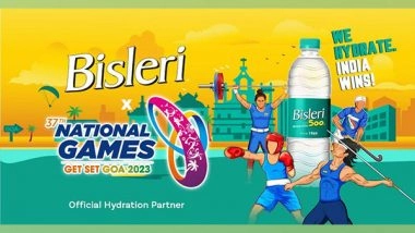 Business News | Bisleri Partners with the Biggest Sporting Event - 2023 National Games of India as the Official Hydration Partner