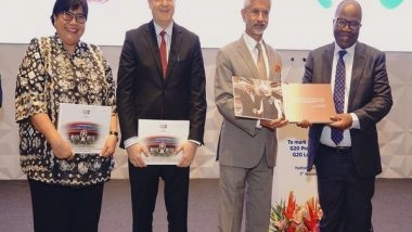 World News | EAM Jaishankar Hosts G20 Ambassadors at Yashobhoomi Convention Centre