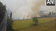 India News | Stubble Burning Continues in Punjab's Patiala Despite Threat to Health
