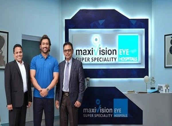 Business News | Mahendra Singh Dhoni Takes the Field for Preventable Blindness Awareness with Maxivision Super Specialty Eye Hospitals