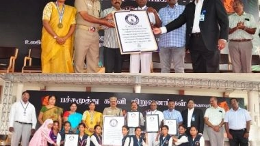 Business News | Chandrayaan-Inspired Seed Ball Mosaic: Pachaimuthu Group of Institutions' Global Feat