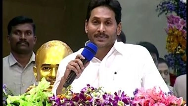 India News | Andhra CM Jagan Mohan Reddy Releases Rs 2,204 Cr for YSR Rythu Bharosa Scheme
