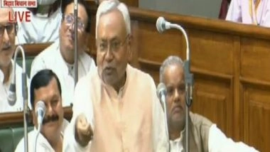 India News | Nitish Kumar Uses Derogatory Language in State Assembly to Explain Role of Women in Population Control