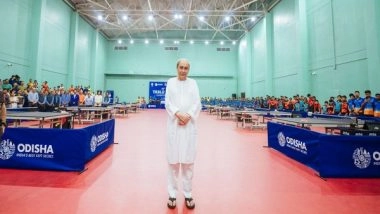 Sports News | Chief Minister Naveen Patnaik Inaugurates Odisha Table Tennis Academy
