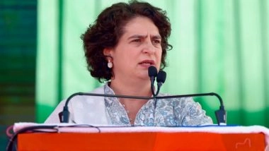 India News | Priyanka Gandhi Accuses BJP Government of Giving Country's Wealth to Few Industrialists; Says Ports, Airports Given to Adani