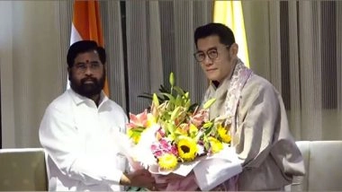 World News | Bhutan's King Meets Maharashtra Chief Minister Eknath Shinde