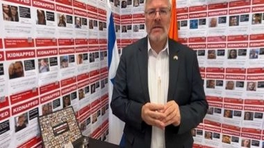World News | Israel Envoy to India Naor Gilon Calls for Lighting 'Diya of Hope' for Israeli Hostages Held by Hamas