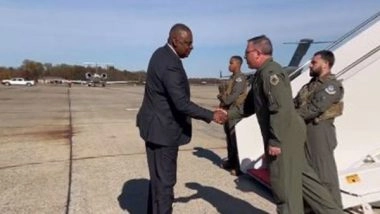 World News | US Defence Secy Lloyd Austin Departs for India to Attend Fifth India-US 2+2 Ministerial Dialogue