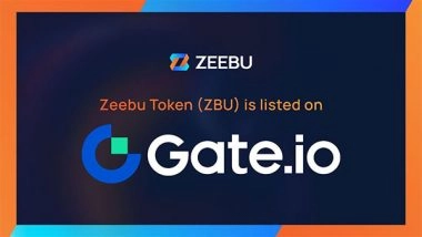 Business News | Zeebu's ZBU Token Officially Listed on Gate.io