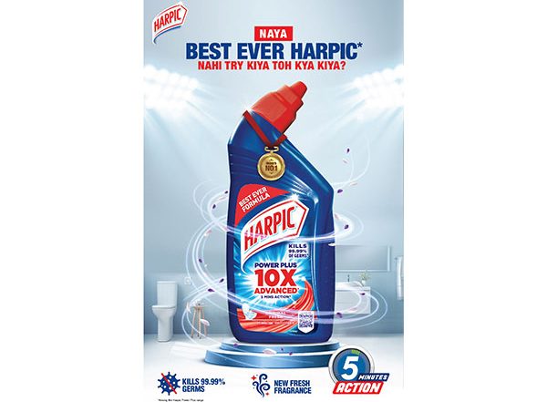 Business News | India's No. 1 Toilet Cleaner Harpic Power Plus Now Becomes Its Best Ever Version - Gets a Fragrance Boost and Gives 10X Better Cleaning in Five Minutes