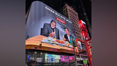 Business News | Everest Spices Shines in Times Square with Amitabh Bachchan and Shahrukh Khan During Diwali Celebrations!