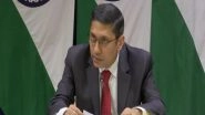 World News | India Calls for Immediate Release of Israeli Hostages, De-escalation: MEA