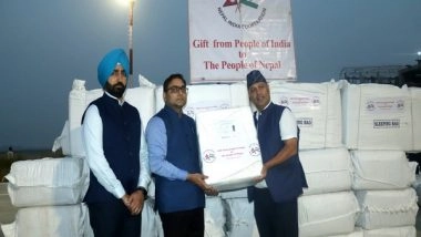 World News | India Sends Third Tranche of Relief Materials for Nepal Earthquake Victims