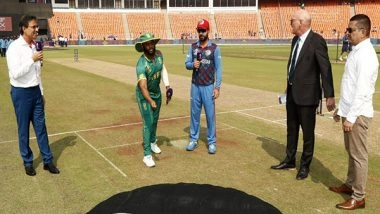 Sports News | CWC 2023: Afghanistan Win Toss, Opt to Bat Against South Africa