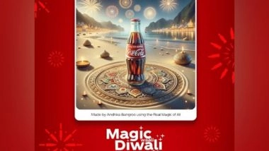 Business News | Coca-Cola Ignites Diwali Celebrations with Unique Personalized AI-Generated Wish Cards