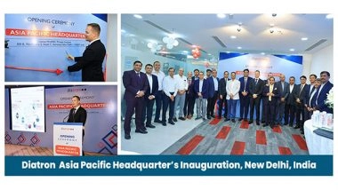 Business News | Diatron Expands to India, Announces 2024 Reagent Manufacturing Plans