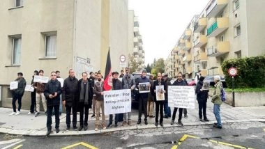 World News | Afghan Community in Austria Hold Protest Against Pakistan's Inhuman Treatment of Afghan Refugees