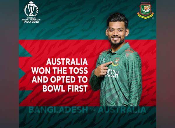 Sports News | ICC CWC 2023: Australia Win Toss, Opt to Field First Against Bangladesh