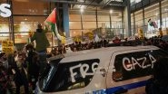 World News | New York: Anti-Israel Protesters Target Grand Central, NYT Building; Israel Flag Set Ablaze