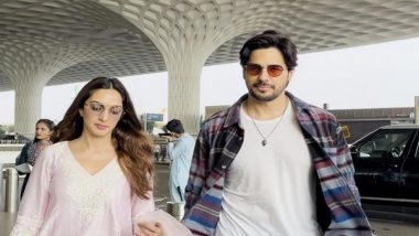 Entertainment News | Sidharth, Kiara Arrive in Delhi to Celebrate Their First Diwali Post Wedding