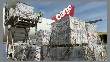 World News | UAE Dispatches 100 Tonnes of Food, Medical Supplies to Support Palestinians in Gaza