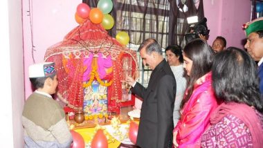 India News | Himachal CM Sukhu Celebrates Diwali with Children at Balika Ashram Tutikandi in Shimla