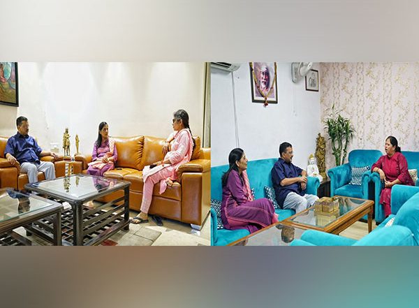 India News | Arvind Kejriwal Meets Kin of Manish Sisodia, Sanjay Singh on Diwali