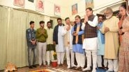 India News | Uttarakhand CM Dhami Donates Replica of Ram Temple at RSS Office in Dehradun on Diwali